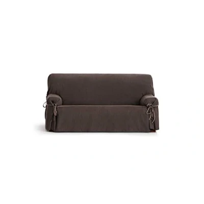 Imagen de Eysa Loira Protect Funda de sofá, 65% Poliester 35% algodón, Chocolate, 140 180 Cm