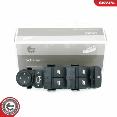 Imagen de ESEN SKV 37SKV492 Interruptor, elevalunas lado del conductor CITROËN: C8 II