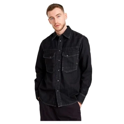 Imagen de G Star para Hombre Camisa Dakota Slim, Negro (Worn in Nighttime Sky D23616 D540 G865), M