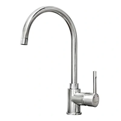 Imagen de Grifo De Cocina Teka Monomando Sp 995 I Color Inox Ref 55995020I Caño Alto Giratorio