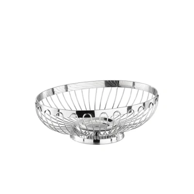 Imagen de APS 30210 Cesta ovalada para pan o fruta (acero inoxidable pulido, 20 x 15 7 cm)