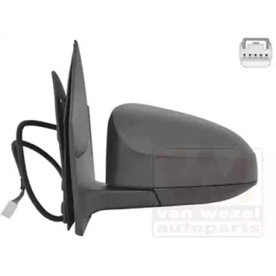 Imagen de espejo retrovisor Van Wezel 0919807 izquierda imprimado completo, convexo, para ajuste elect. espejo, calefactable TOYOTA: Aygo norauto, oscaro