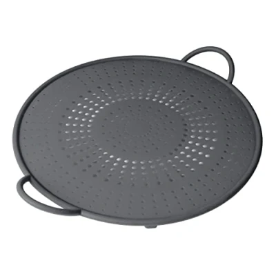Imagen de KUHN RIKON Protección contra salpicaduras de silicona, color rojo (gris), diámetro 30 cm