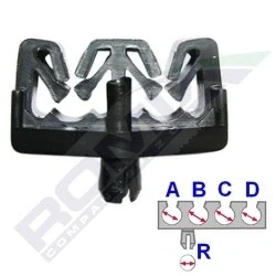 Imagen de ROMIX C60561 Grapa PEUGEOT: 307 SW, 508 I Berlina, Hatchback, CITROËN: C4 Coupé, Saxo Hatchback