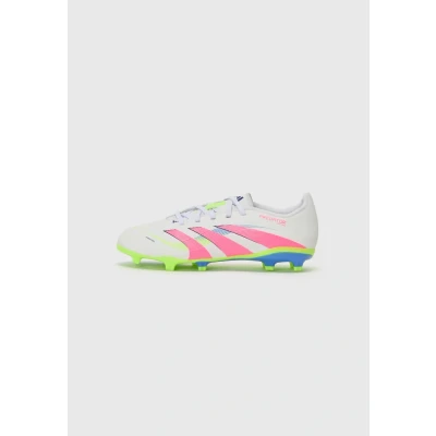 Imagen de adidas Performance Predator League FIRM/MULTIGROUND KIDS Botines de fútbol para terreno firme niños, Talla: 35, Ftwr white/lucid pink/lucid lemon