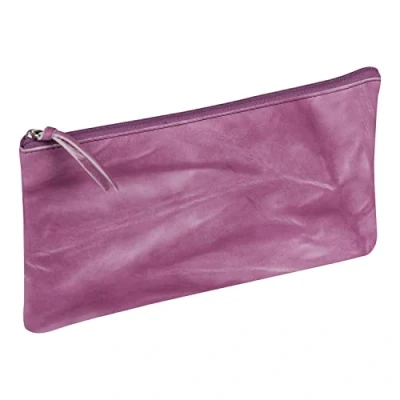 Imagen de Clairefontaine 410177C Tie &amp; Dye Estuche plano de piel, 22 x 11 cm, color rosa