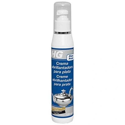 Imagen de HG Crema Abrillantadora para Plata, Joyas y Accesorios con Efecto de Brillo Duradero, 125 ml