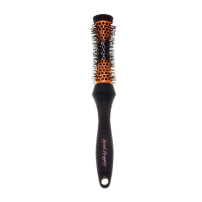 Imagen de Denman (X Small) Thermo Ceramic Hourglass Hot Curl Brush Hair Curling for Blow Drying, Straightening, Defined Curls, Volume &amp; Root Lift Orange Black, (DHH1)