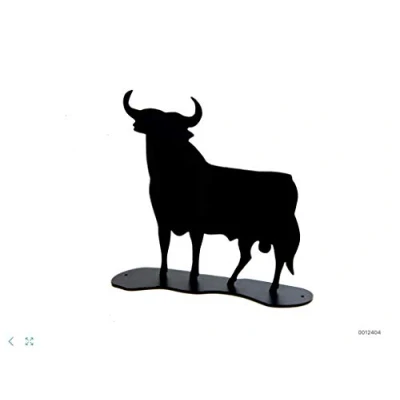 Imagen de JSA Valla Toro Osborne (10 CM), Metal, Negro
