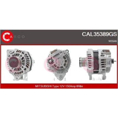 Imagen de CASCO CAL15551GS Alternador 12V 140A VOLKSWAGEN: Transporter 5 Bus, Multivan (7HM,