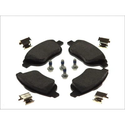 Imagen de TEXTAR 2488301 Juego de pastillas freno no preparado para indicador desgaste con tornillos pinza accesorios CITROËN: C3 II