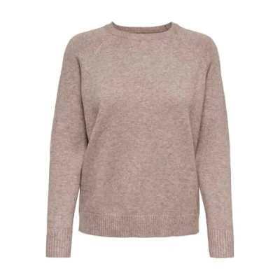 Imagen de ONLY Jersey de Punto para Mujer ONLLESLY, Brownie Melange, L (EU)