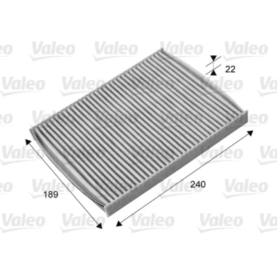 Imagen de VALEO CLIMFILTER PROTECT 715661 Filtro de habitáculo carbón activado 239 189 21 FORD: FIESTA 6, Transit Courier Furgón, Ecosport Mk2 norauto
