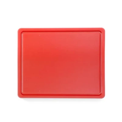 Imagen de HENDI Tabla de cortar Gastronorm 1/2 con certificación HACCP Rojo 260x320x(H)12 mm