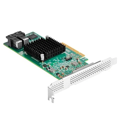 Imagen de Silverstone SST ECS05 Tarjeta PCI E Express Gen 3.0 categoría Servidor x8 SAS(12Gb/s) / SATA(6Gb/s) Controlador de Puertos LSISAS3008, acepta Perfil bajo, Raid 0,1,1E,10