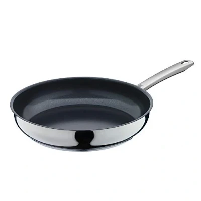 Imagen de WMF Devil Natural sartén 28 cm, de Acero Inoxidable, con Antiadherente Mineral Sin PFOA, Cocina Saludable, Apta para Inducción y Horno