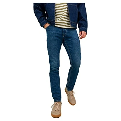 Imagen de JACK &amp; JONES Jjiglenn Jjevan Am 477 Lid Noos Jeans, Azul Denim, 31W x 30L para Hombre