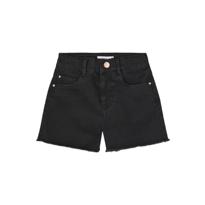 Imagen de Name it Nkfrandi Dnmtaya Shorts vaqueros para niños, Talla: 1.5 2a, Black denim