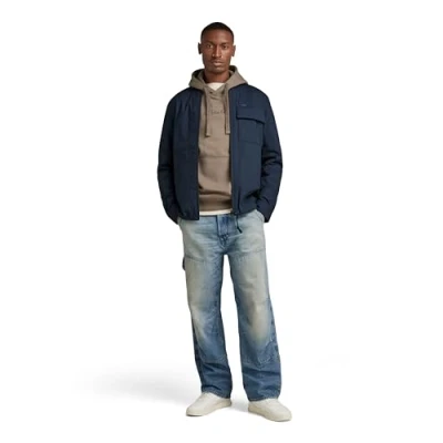 Imagen de G STAR RAW Lofty pdd overshirt, Sobrecamisas para Hombre, Azul (salute D23661 4481 C742), XL