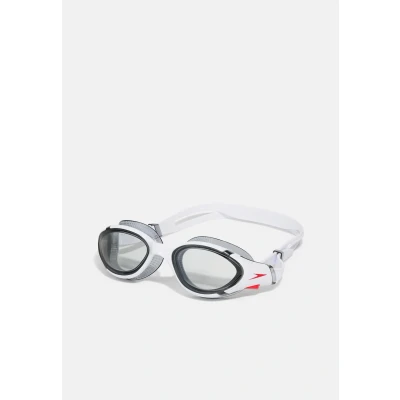 Imagen de Speedo Biofuse Unisex Gafas de natación, Talla: One Size, White/red/light smoke