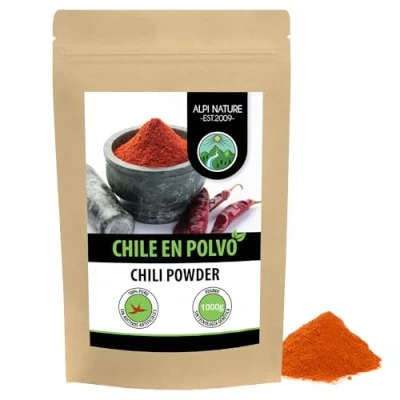 Imagen de chile en polvo (1kg), molido 100% natural y sin aditivos, molido, picante