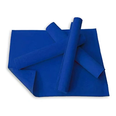 Imagen de Lemos Home Juego de manteles Individuales, 4 Unidades, Aprox. 46 x 36 cm, algodón, Muchos Colores (Azul)