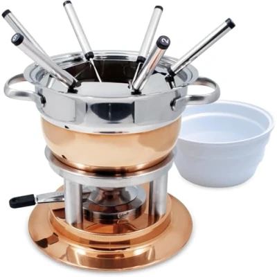 Imagen de Swissmar F66415 Lausanne Fondue (11 x 240 mm), Acero Inoxidable Recubierto de Cobre