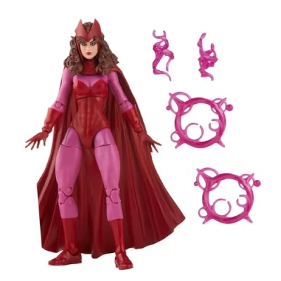 Imagen de Marvel Hasbro Legends Series Figura de la Bruja Escarlata 15 cm con 4 Accesorios F5884
