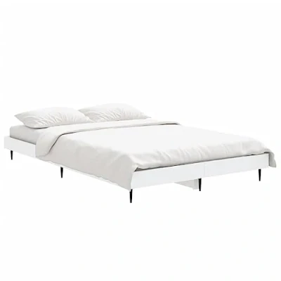 Imagen de vidaXL Estructura de Cama Madera ingeniería Blanca 120x190 cm