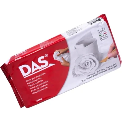 Imagen de DAS, Pasta para modelar que endurece al aire, 1 kg, Blanco
