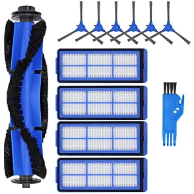 Imagen de Kit de Accesorios Repuesto para Eufy RoboVac 11S MAX, 15C 30C MAX Robot Aspiradoras Recambios 12pcs, 1 Cepillo Principal 4 Filtros 6 Cepillos Laterales Limpieza