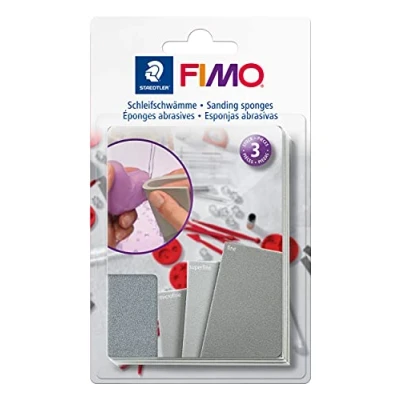 Imagen de Staedtler Fimo 8700 08 Grind n polish Set de esponjas abrasivas para lijar y pulir [importado Alemania]