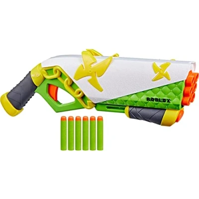 Imagen de Nerf Roblox Ninja Legends Shadow Sensei Blaster Juguete, Individual, Multicolor, Talla única (Hasbro 5010994139865)