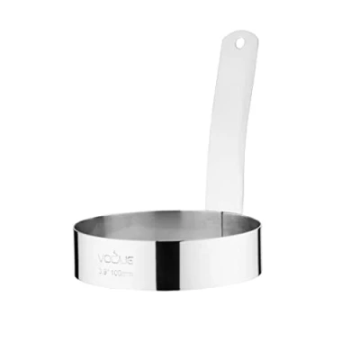 Imagen de Vogue gd696 mango largo anillo de huevo, acero inoxidable, 100 mm diámetro