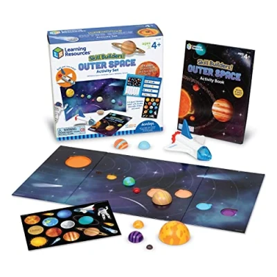 Imagen de Learning Resources Set Espacio Exterior de Skill Builders, 17 Piezas, 4+ años, didácticas, Ciencias, Libro Actividades Preescolar, Multicolor, Talla única (LER1260)