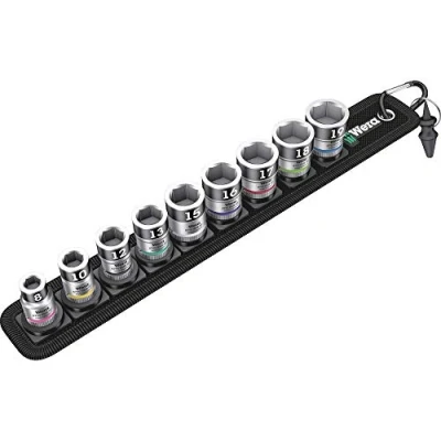 Imagen de WERA 05003970001 Belt B 1 Juego de llaves vaso Zyklop con función ret.