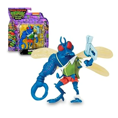 Imagen de TORTUGAS NINJA Baxter Fly Figura de Acción Básica Articulada, 12 cm, Personaje Película Caos Mutante detallado y con Accesorio, para niños niñas Desde 4 Años, Famosa (TU805700)