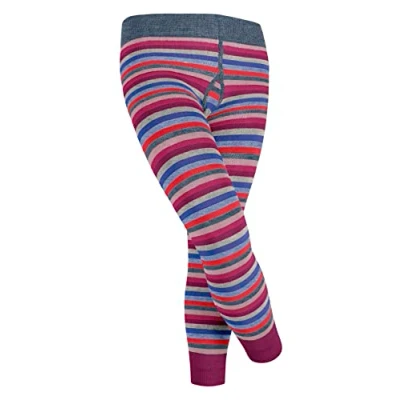 Imagen de ESPRIT Multi Stripe K Le algodón estampados 1 pieza, Leggings Unisex niños, Azul Light Denim 6660, 98 104