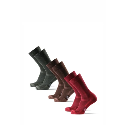 Imagen de Danish Endurance Classic Hiking Socks 3 PACK Calcetines de deporte, Hombre, Talla: 35 38, Multicolor (green, brown, red)
