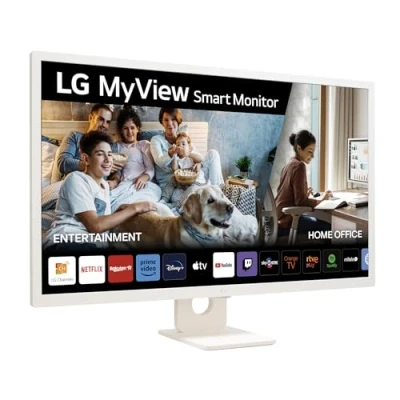 Imagen de Monitor LG 32SR50F W, 32 &quot;, Full HD, 5 ms, 60 Hz, Smart TV, webOS23, HDR10, HDMI 2.1, Blanco
