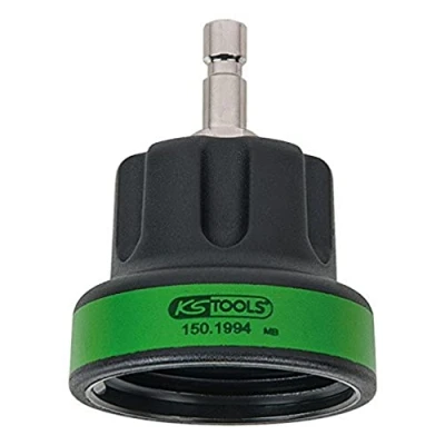 Imagen de KS Tools 150.1994 Adaptador para sistema de refrigeración M45 x 3,0, verde