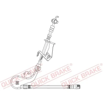 Imagen de QUICK BRAKE 58.875X Latiguillos de Freno 223, 320 M10x1 PEUGEOT: 407 Berlina, Coupé, CITROËN: C5 III Familiar