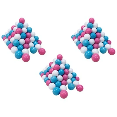 Imagen de KNORRTOYS.COM 56741 300 Juego de Bolas (diámetro 6 cm, sin plastificantes peligrosos, Certificado TÜV, Rosa/Crema/Azul Claro