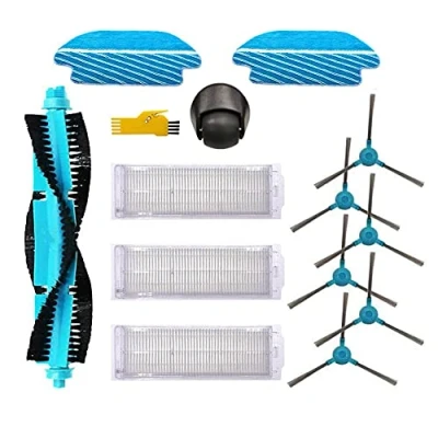 Imagen de Kit de accesorios MIKONG para Cecotec Conga 3590 3390 3790 3490 3290 3690 Piezas repuesto robot aspirador, paquete 13, cepillo principal, filtro, lateral, paño fregona