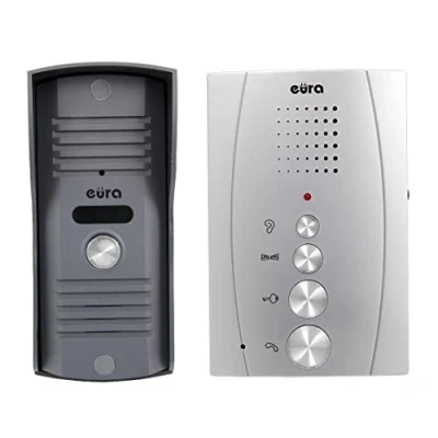 Imagen de Eura Adp 13A3 Invito Interfono para Puerta (4 Cables, Color Plateado