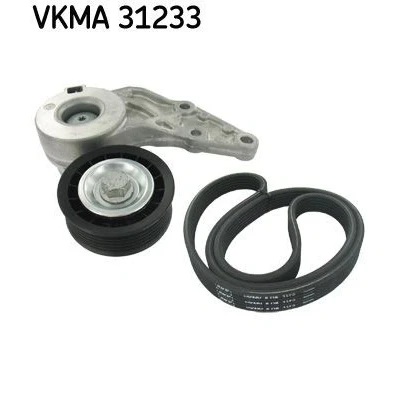 Imagen de SKF VKMA 31233 Juego de correas trapeciales poli V VOLKSWAGEN: Golf 4, Transporter 5 Bus, 5, SEAT: Leon I Hatchback, Toledo 2 Limousine