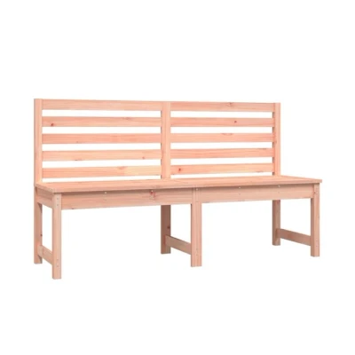 Imagen de vidaXL Banco de jardín Madera Maciza Abeto Douglas 157,5 cm, Exterior, Patio, Picnic, Parque, Porche