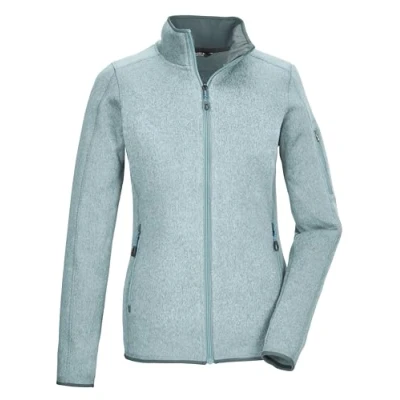 Imagen de killtec Mujer Chaqueta polar de punto/chaqueta con cuello alto KOW 111 WMN KNT FLC JCKT, hell eisblau, 38, 41800 000