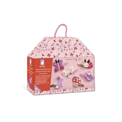Imagen de Janod Juego de 6 pasadores para Crear Jardin Fleuri Les Ateliers Bijoux Kit Ocio Creativo Infantil Motricidad Fina y Creatividad A Partir 5 años J09179 (JURATOYS J09179)