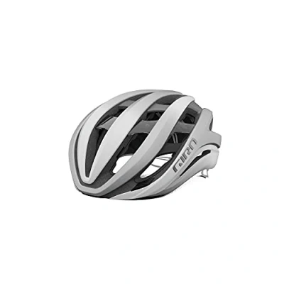Imagen de Giro Aether MIPS Matte Plata M Casco de Ciclismo, Unisex Adulto, Blanco Mate y Plateado, Medium/55 59 cm